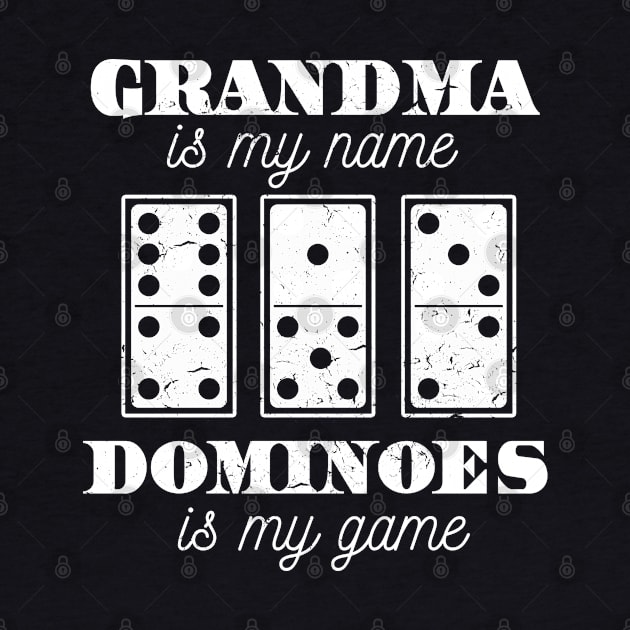 Dominoes Game Themed Domino Grandma Gift by swissles